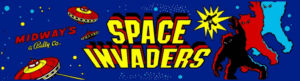 space invaders marquee