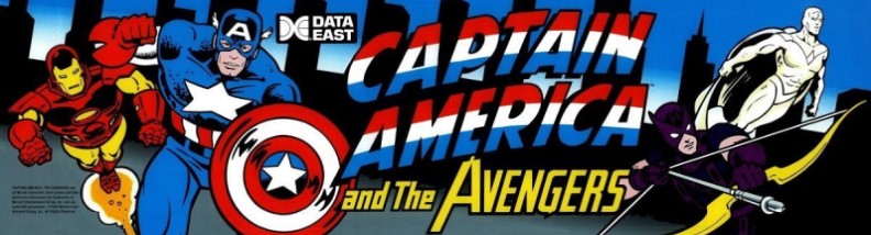 Front Arcade 32 marquee captail america
