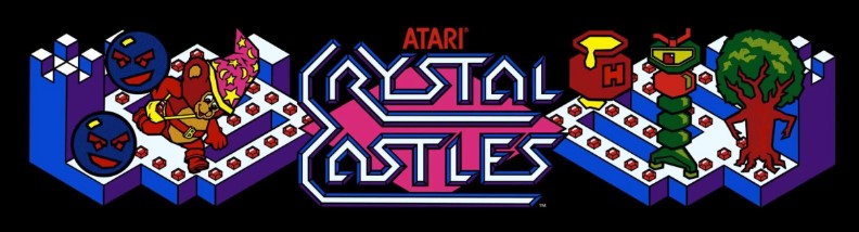 Front Arcade 40 marquee crystal castles