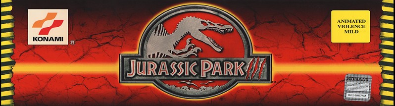 Front Arcade 36 marquee jurrasic 111